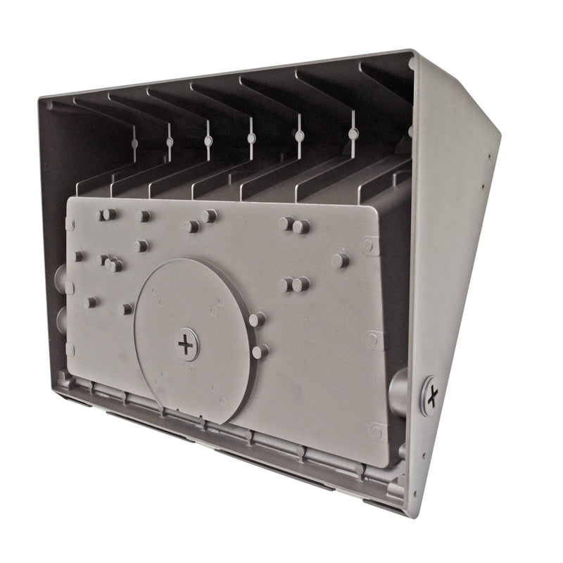 LED Wall Pack Light - 80W - 12,310 Lumens - Photocell Included - SWP4 - Forward Throw - DLC Listed