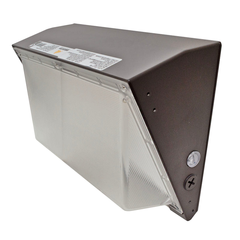 LED Wall Pack Light - 80W - 12,310 Lumens - Photocell Included - SWP4 - Forward Throw - DLC Listed