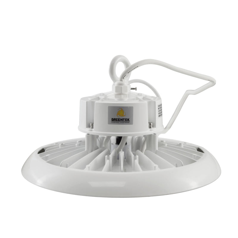 LED High Bay - 150W - 20,899 Lumens - Motion Sensor - UFO2 - Hook Mount - 5 Year Warranty - White - (UL+DLC5.1)