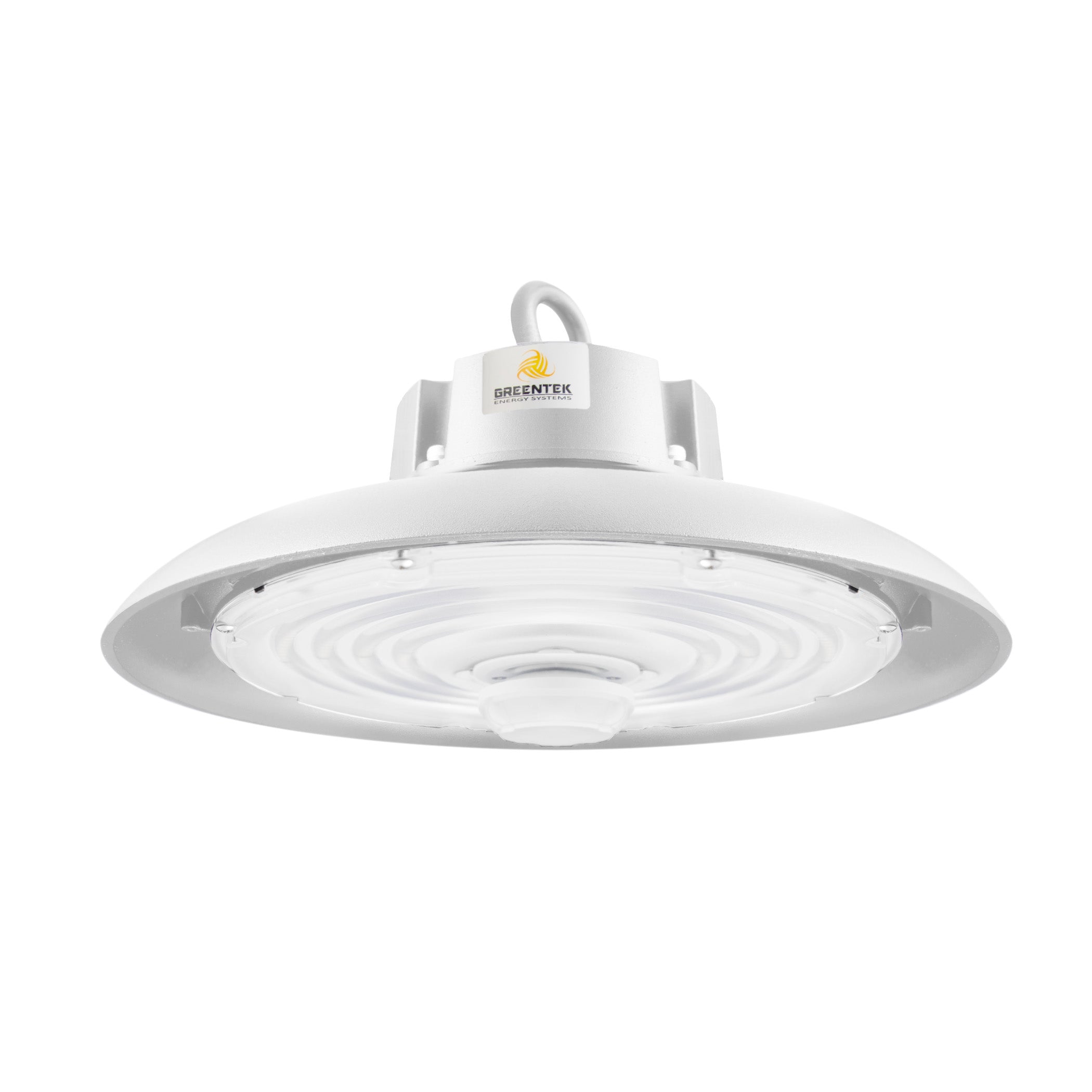 LED High Bay - 150W - 20,899 Lumens - Motion Sensor - UFO2 - Hook Mount - 5 Year Warranty - White - (UL+DLC5.1)