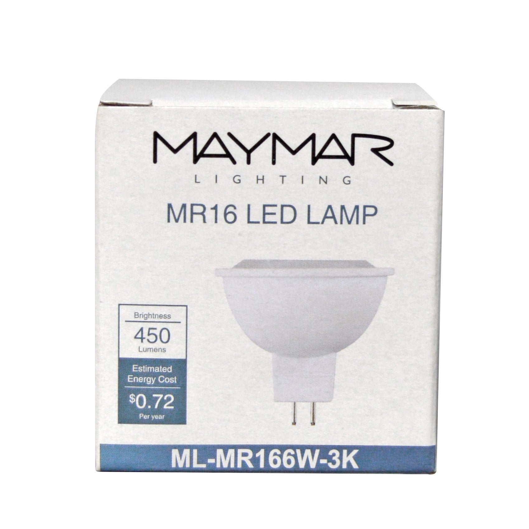 LED MR16 - 6W - 450lm - 35° - Dimmable - UL