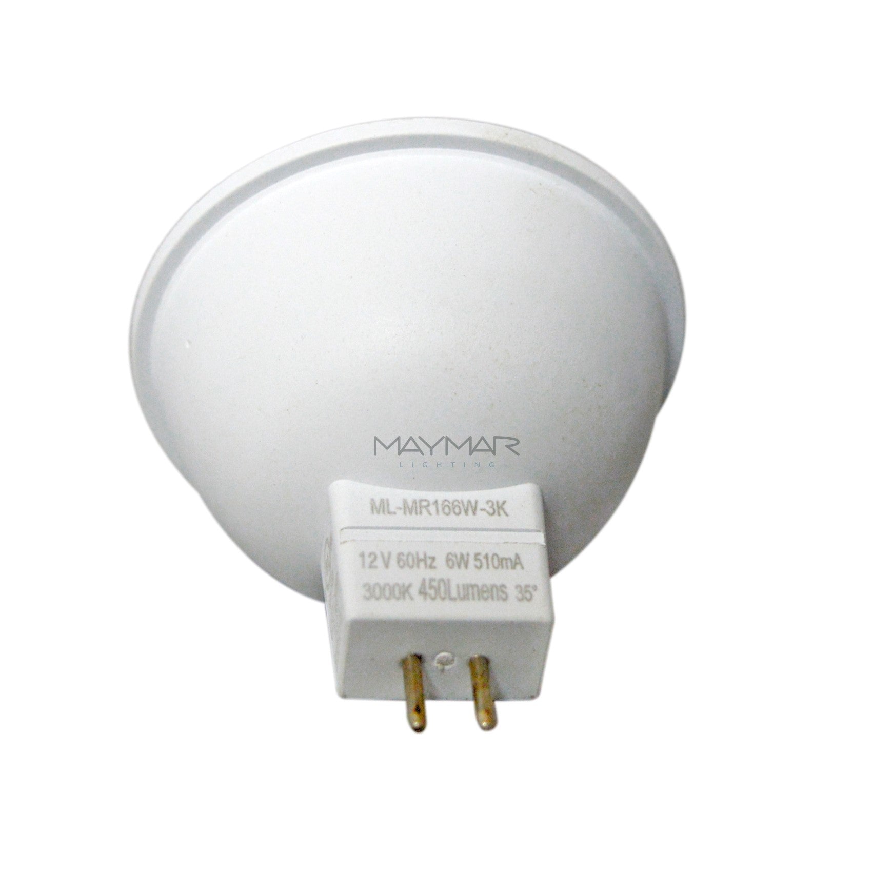 LED MR16 - 6W - 450lm - 35° - Dimmable - UL