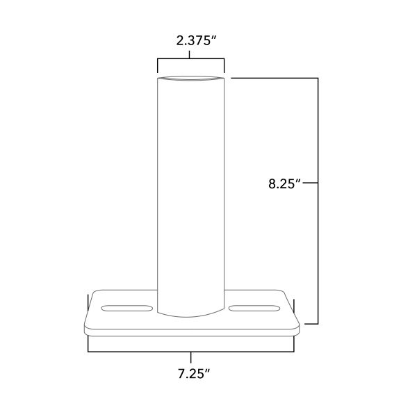 Horizontal Mount Tenon Bracket - Green Light Depot