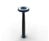 LED Solar Garden Light - 150 Lumens - Solar LED Courtyard Bollard Lights