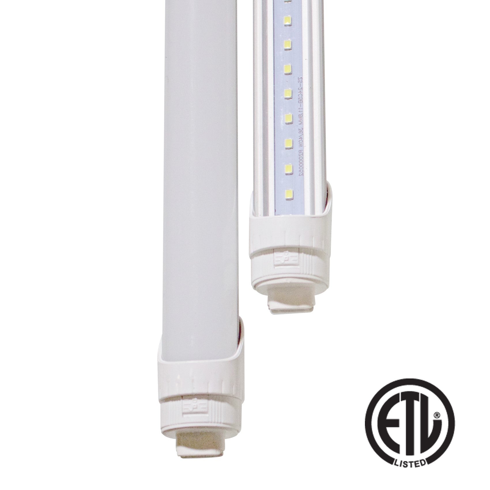 8ft 40W LED Tube - R17D Base - High Output Base - Bypass - (ETL) - Green Light Depot