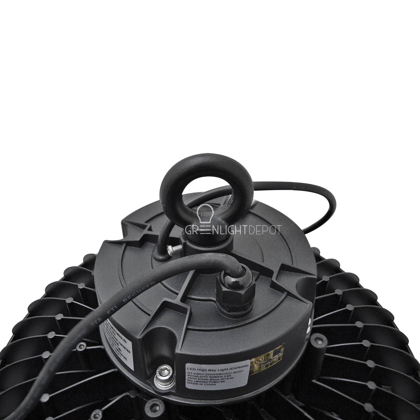 LED High Bay - 200W - 29,000 Lumens - Hook Mount - Tempered Glass - UFO Series - UL