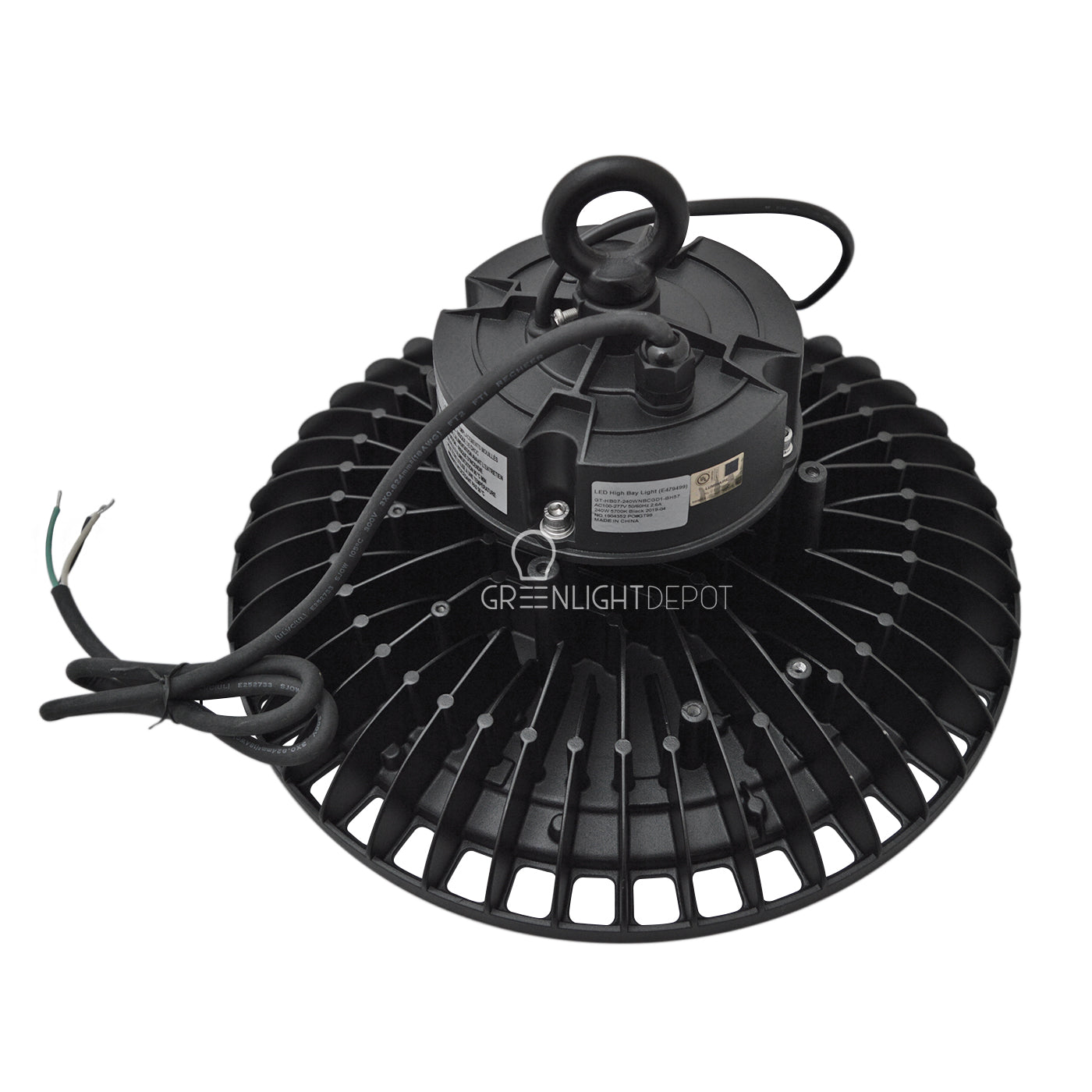 LED High Bay - 200W - 29,000 Lumens - Hook Mount - Tempered Glass - UFO Series - UL