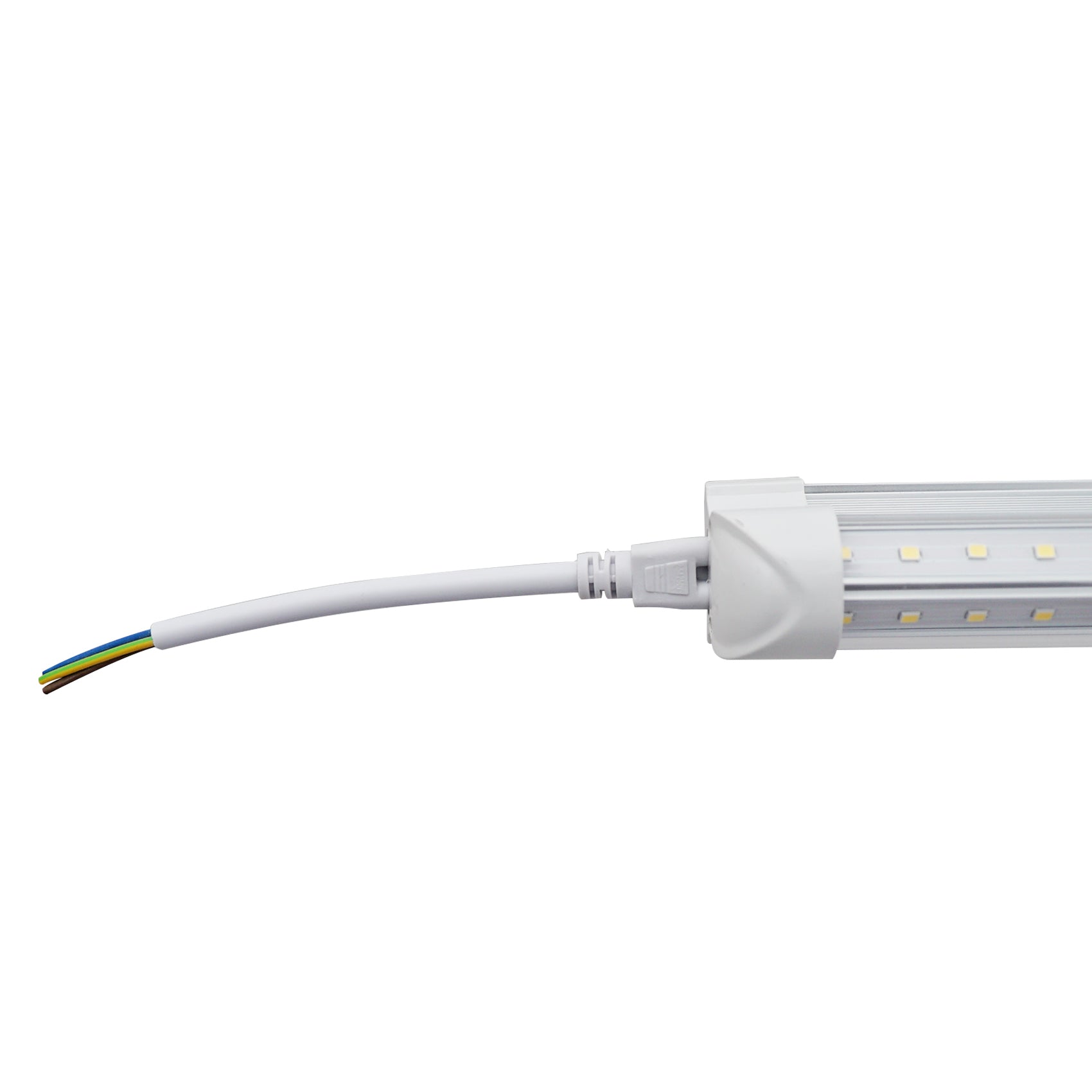 60W 8ft V-Shaped T8 Integrated LED Tube - Clear - Green Light Depot