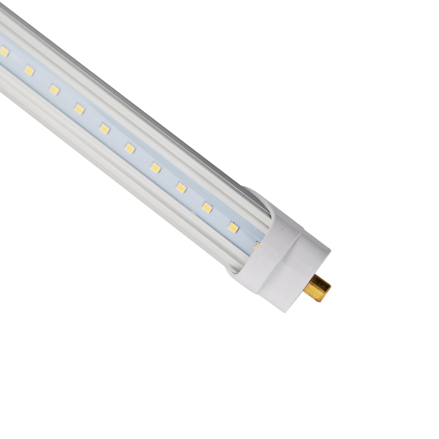 8ft 40W LED Linear Tube - Fa8 Socket - Bypass - (DLC) - Green Light Depot