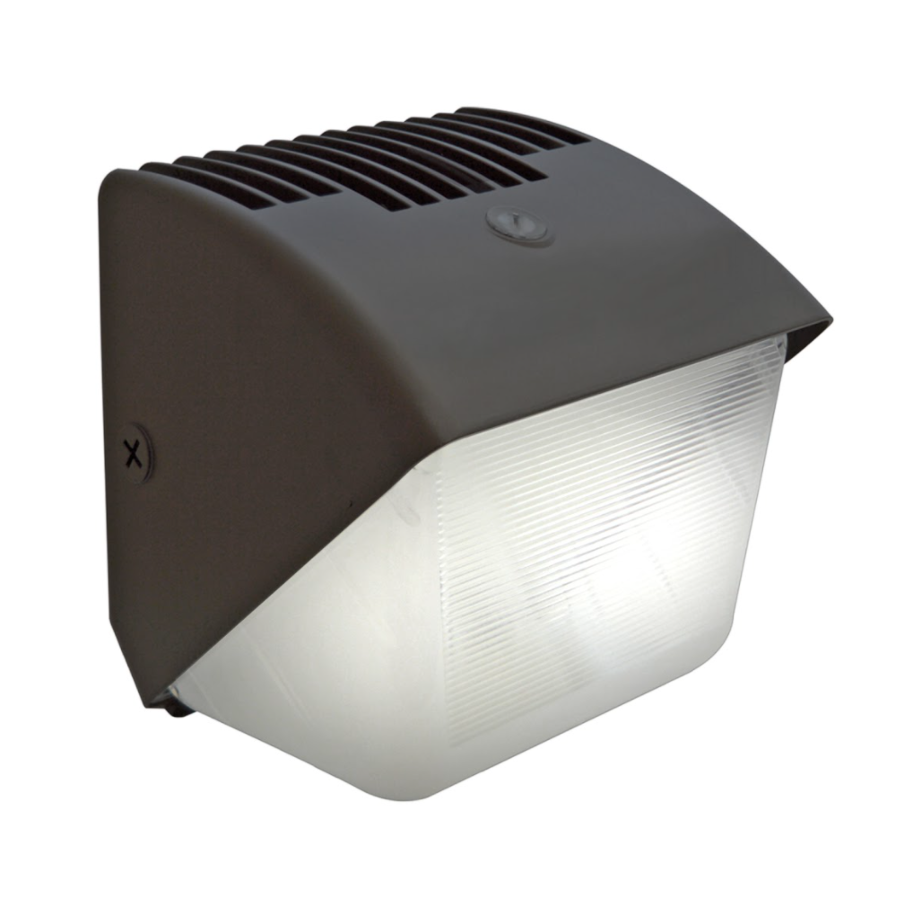 60W LED Wall Pack Light - Photocell Included - Forward Throw - UL Listed