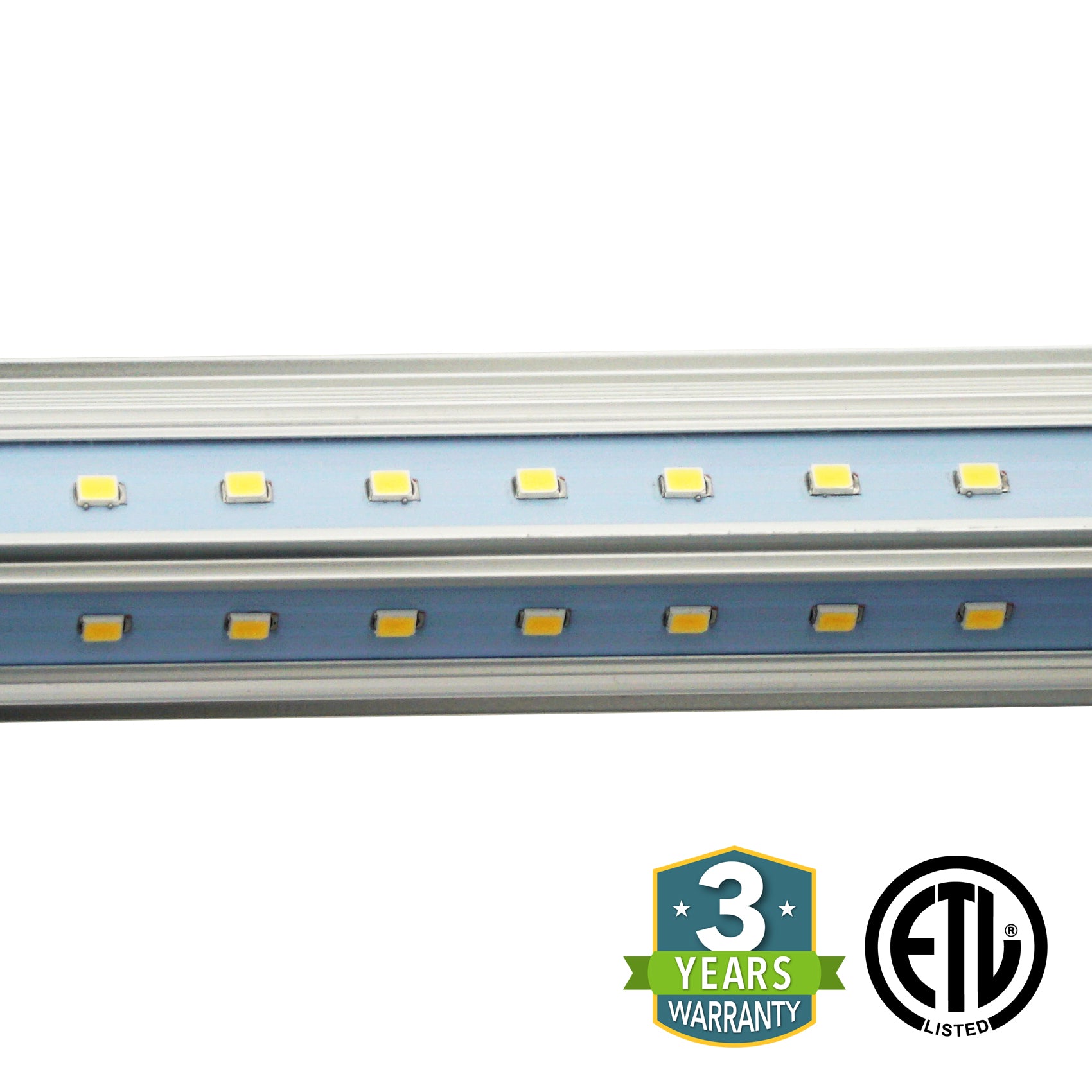 60W 8ft V-Shaped T8 Integrated LED Tube - Clear - Green Light Depot