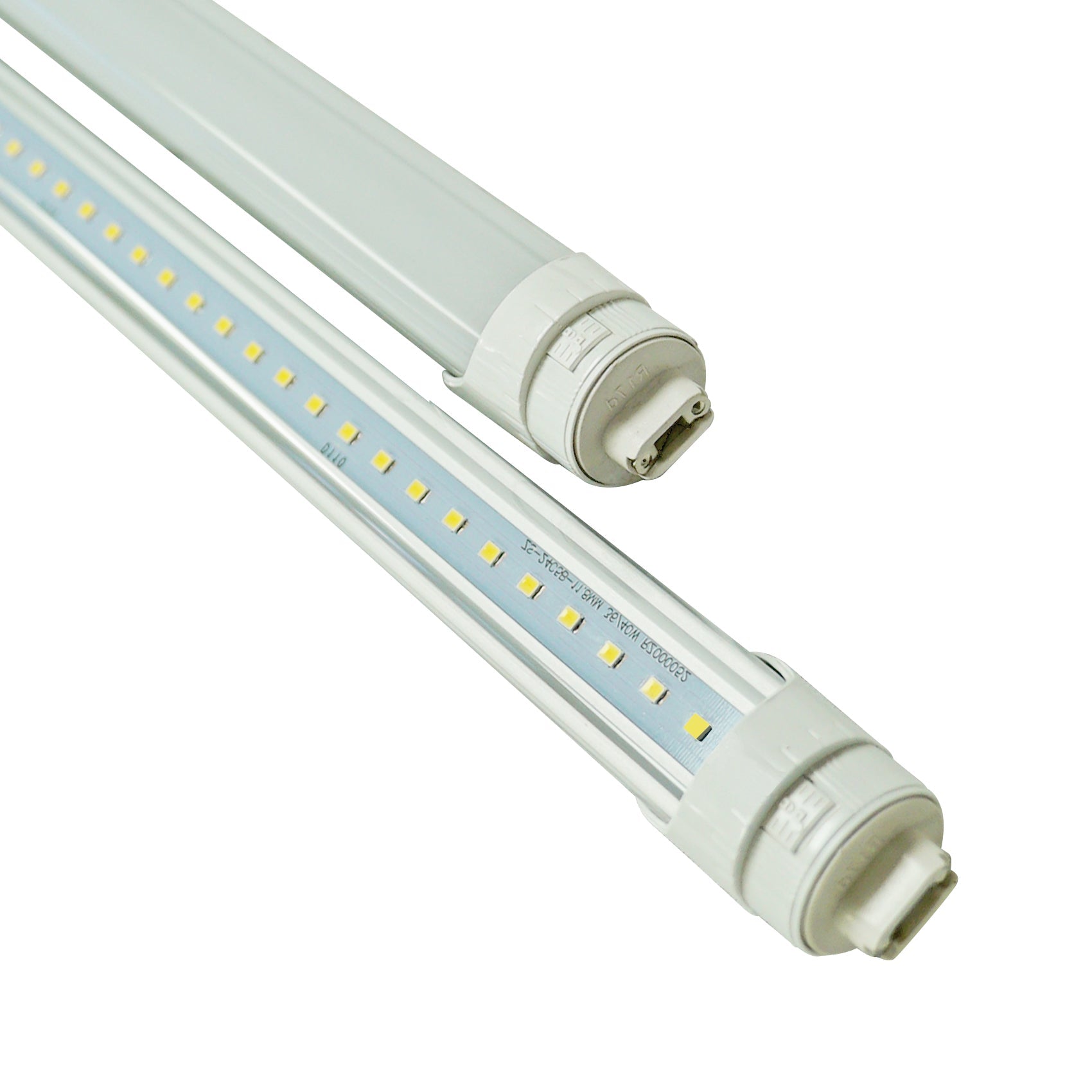 8ft 40W LED Tube - R17D Base - 20 Pack - High Output Base - Bypass 