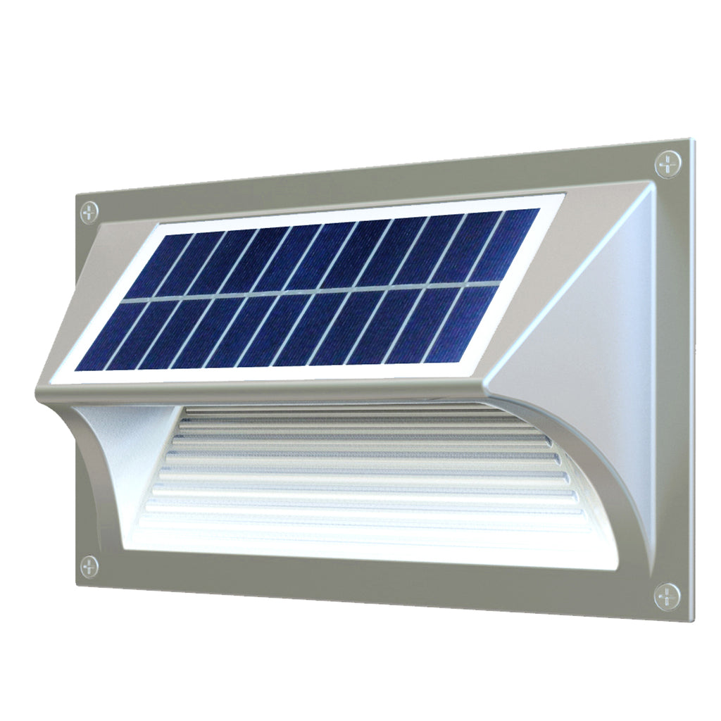 Solar Step Light - Solar Security Light - 3000K - Green Light Depot