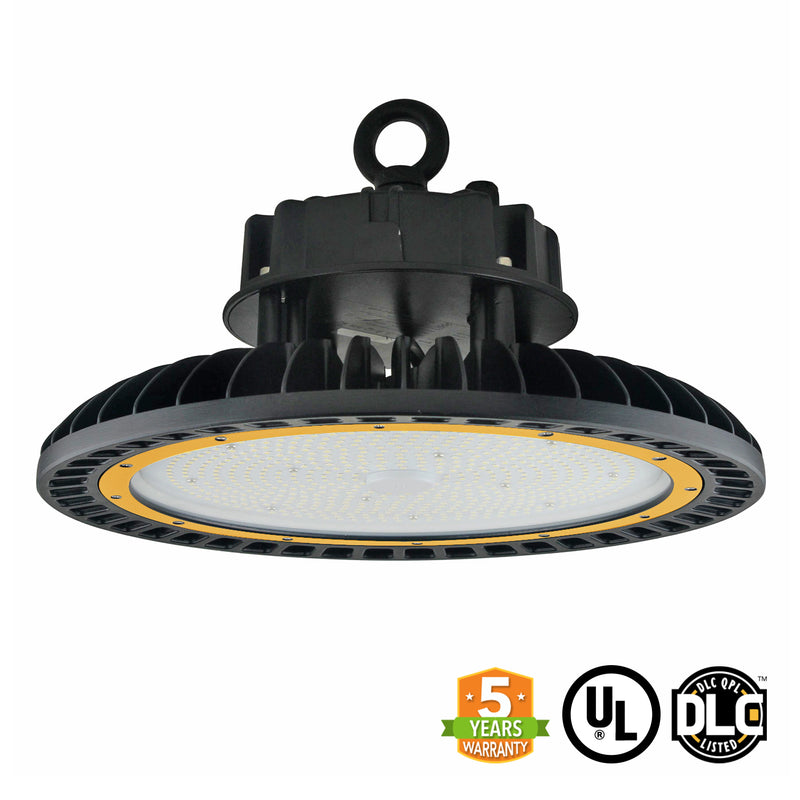 LED UFO High Bay - 100W - Hook Mount - Tempered Glass - (UL+DLC) - Green Light Depot